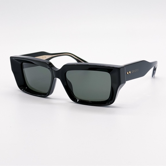 NEW GG1529S 001 GUCCI BLACK SQUARE UNISEX SUNGLASSES GG 1529S 001 GUCCI EYEWEAR - Picture 4 of 9